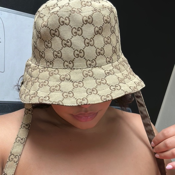 Gucci GG Crystal Bucket Hat